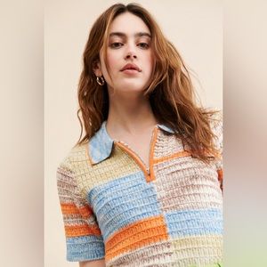 Free People Zipper Knit Tee